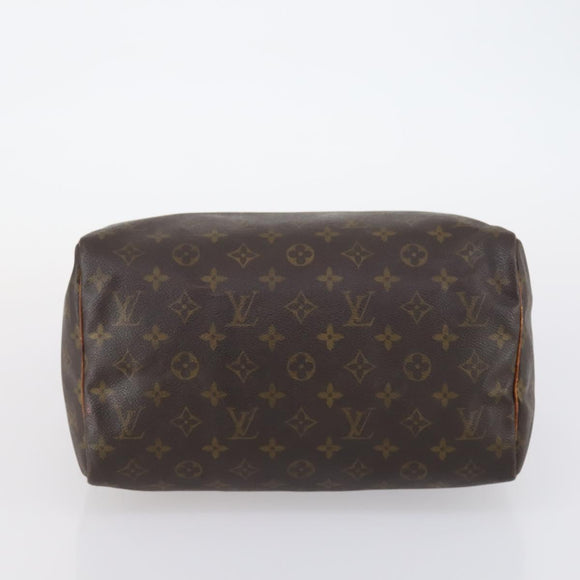 LOUIS VUITTON Monogram Speedy 30 Hand Bag M41526 LV Auth bs29436