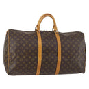 LOUIS VUITTON Monogram Keepall 55 Boston Bag M41424 LV Auth bs29438-1
