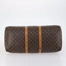 LOUIS VUITTON Monogram Keepall 55 Boston Bag M41424 LV Auth bs29438-5