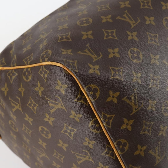 LOUIS VUITTON Monogram Keepall 55 Boston Bag M41424 LV Auth bs29438