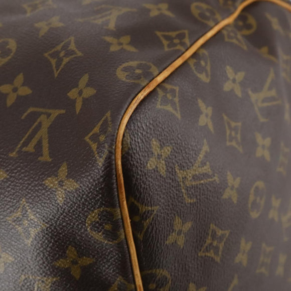 LOUIS VUITTON Monogram Keepall 55 Boston Bag M41424 LV Auth bs29438