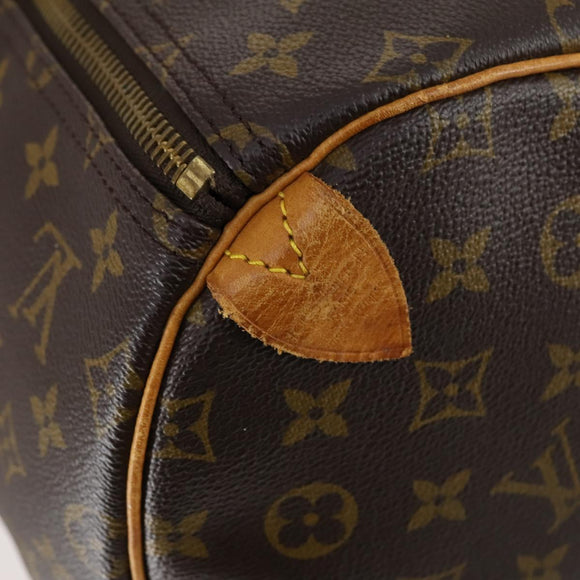 LOUIS VUITTON Monogram Keepall 55 Boston Bag M41424 LV Auth bs29438