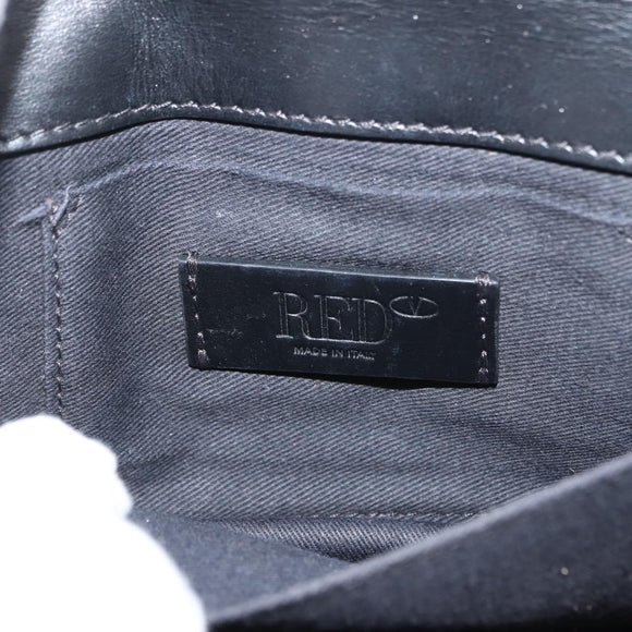 RED VALENTINO Shoulder Bag Leather Multicolor Gold Auth bs29441