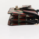 RED VALENTINO Shoulder Bag Leather Multicolor Gold Auth bs29441-3