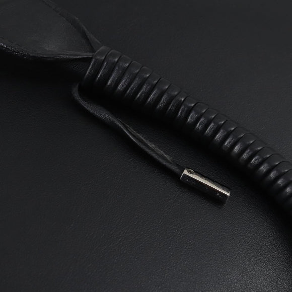 BALENCIAGA Tote Bag Leather Black Auth bs29442