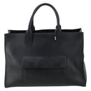 BALENCIAGA Tote Bag Leather Black Auth bs29442-13