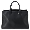 BALENCIAGA Tote Bag Leather Black Auth bs29442-2