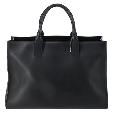 BALENCIAGA Tote Bag Leather Black Auth bs29442 - 0