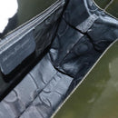 Salvatore Ferragamo Gancini Bag Patent leather Silver Olive Green Auth bs29443-18