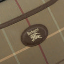 Burberrys Nova Check Shoulder Bag Canvas Beige Gold Auth bs29445-17