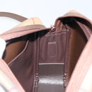 Burberrys Nova Check Shoulder Bag Canvas Beige Gold Auth bs29445-18