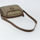 Burberrys Nova Check Shoulder Bag Canvas Beige Gold Auth bs29445-7