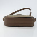 Burberrys Nova Check Shoulder Bag Canvas Beige Gold Auth bs29445-5