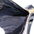 Salvatore Ferragamo Vala Shoulder Bag Leather Black Gold Auth bs29448-18