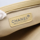 CHANEL camellia Pouch Lamb Skin Beige CC Auth bs29452-9