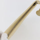 CHANEL camellia Pouch Lamb Skin Beige CC Auth bs29452-5