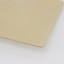 CHANEL camellia Pouch Lamb Skin Beige CC Auth bs29452-7
