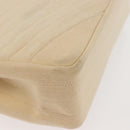 CHANEL V stitch Chain Shoulder Bag cotton Vintage Beige Gold CC Auth bs29453-12