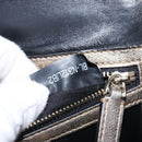 VALENTINO Chain Shoulder Bag Leather Gold Auth bs29454-12