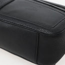 Christian Louboutin Clutch Bag Leather Black Silver Auth bs29456-8