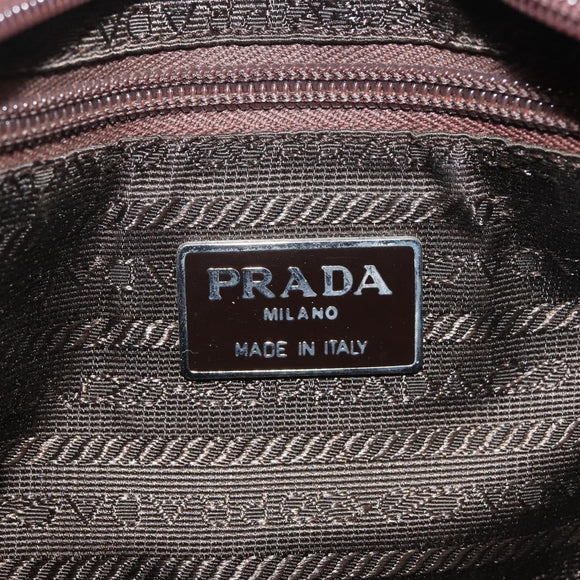 PRADA Hand Bag Nylon Khaki Auth bs29457