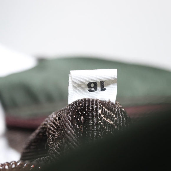 PRADA Hand Bag Nylon Khaki Auth bs29457