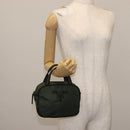 PRADA Hand Bag Nylon Khaki Auth bs29457-22