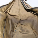 FENDI Zucca Canvas Vanity Hand Bag Black Brown Auth bs29458-20