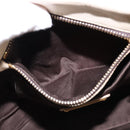 Miu Miu Matelasse Hand Bag Leather Beige Gold Auth bs29465-21