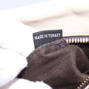 Miu Miu Matelasse Hand Bag Leather Beige Gold Auth bs29465-22