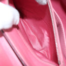 Miu Miu Hand Bag Leather 2way Pink Brown Silver Auth bs29468-22