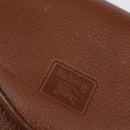 Burberrys Shoulder Bag Leather Brown Gold Auth bs29470-14