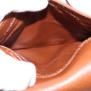 Burberrys Shoulder Bag Leather Brown Gold Auth bs29470-20