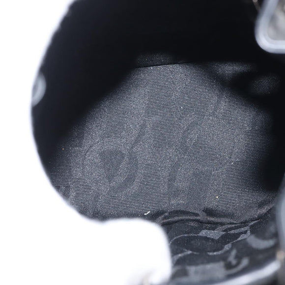 Salvatore Ferragamo Vala Backpack Leather Black Silver Auth bs29472