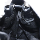 Salvatore Ferragamo Vala Backpack Leather Black Silver Auth bs29472-18