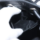 Salvatore Ferragamo Vala Backpack Leather Black Silver Auth bs29472-19