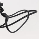 Salvatore Ferragamo Vala Backpack Leather Black Silver Auth bs29472-7