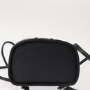 Salvatore Ferragamo Vala Backpack Leather Black Silver Auth bs29472-9