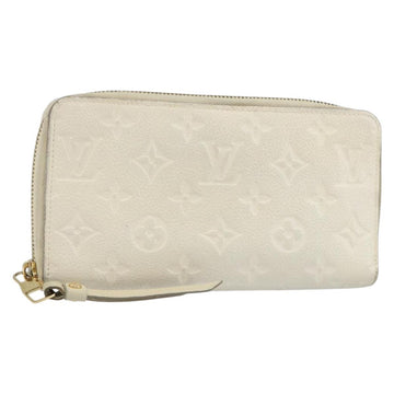 LOUIS VUITTON Empreinte Portefeuille Secret Ron Wallet White M93437 Auth bs29476