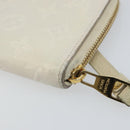 LOUIS VUITTON Empreinte Portefeuille Secret Ron Wallet White M93437 Auth bs29476-15