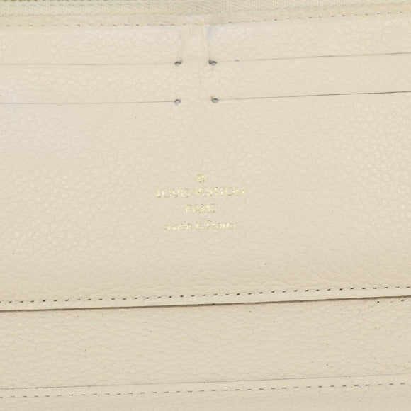 LOUIS VUITTON Empreinte Portefeuille Secret Ron Wallet White M93437 Auth bs29476