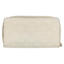 LOUIS VUITTON Empreinte Portefeuille Secret Ron Wallet White M93437 Auth bs29476-2