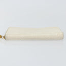 LOUIS VUITTON Empreinte Portefeuille Secret Ron Wallet White M93437 Auth bs29476-6