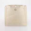 HERMES Tower ash Her bag MM Hand Bag Coated Canvas Beige Auth bs29477-22