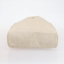 HERMES Tower ash Her bag MM Hand Bag Coated Canvas Beige Auth bs29477-23