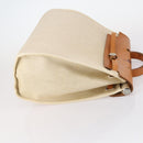 HERMES Tower ash Her bag MM Hand Bag Coated Canvas Beige Auth bs29477-3