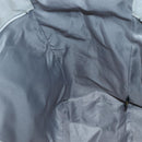 CHANEL Tote Bag Nylon Gray Silver CC Auth bs29478-19