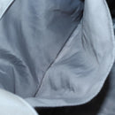 CHANEL Tote Bag Nylon Gray Silver CC Auth bs29478-21