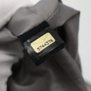 CHANEL Tote Bag Nylon Gray Silver CC Auth bs29478-11