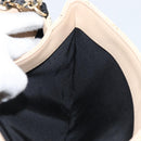 CHANEL Matelasse Chain Shoulder Bag Suede Beige gold CC Auth bs29483-19